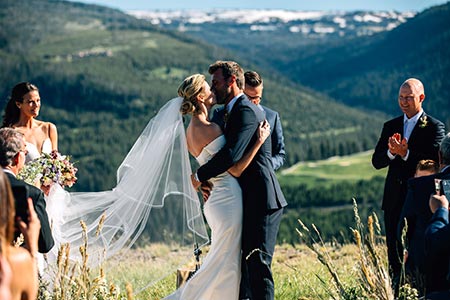 Erin Andrews and Jarret Stoll's wedding photo