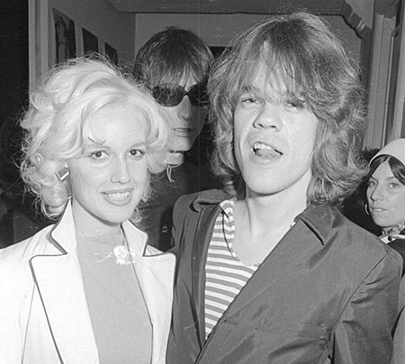 David Johansen and his second wife Cyrinda Foxe 