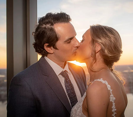 Kat Timpf got married to husband Cameron Friscia in 2021